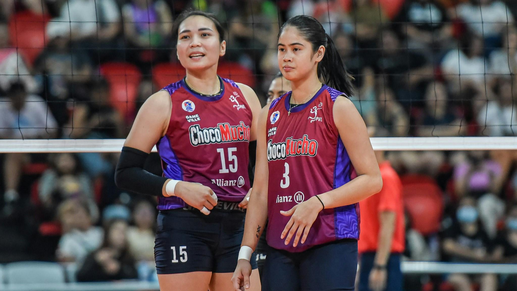 PVL: Royse Tubino, Choco Mucho close in on semis berth after sweep winless Strong Group Athletics 
